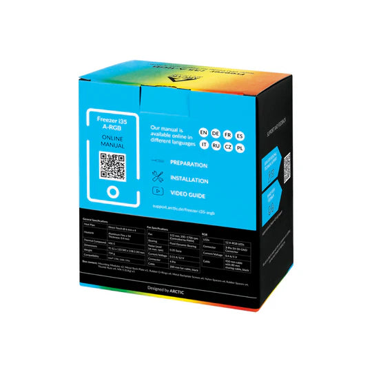 Arctic Freezer i35 A-RGB Intel CPU Cooler Arctic Freezer i35 A-RGB Intel CPU Cooler